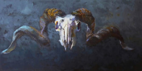 The Ram 10x20 $875 at Hunter Wolff Gallery